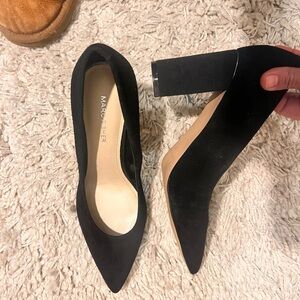 Marc Fisher Black Pointed Toe Heels